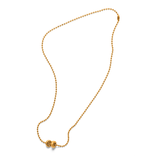 Brass Buddies Necklace - 22"