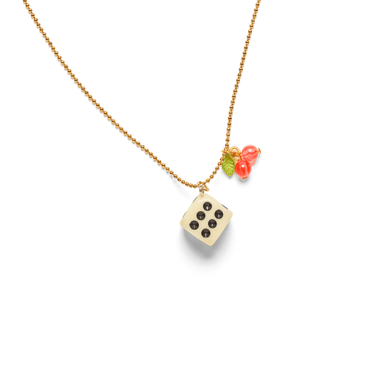 Dice to Know You! Necklace - 22"