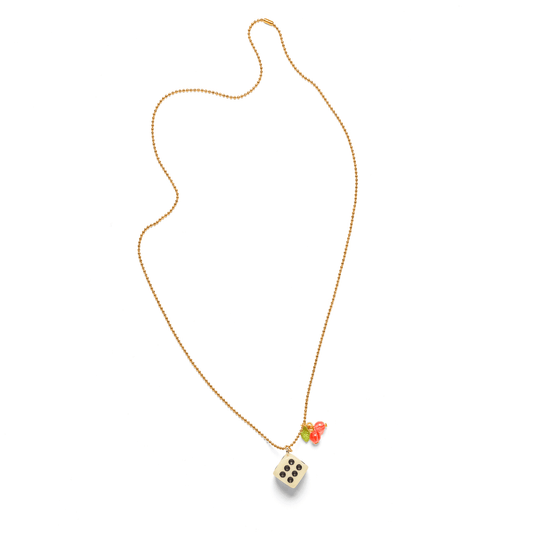 Dice to Know You! Necklace - 22"
