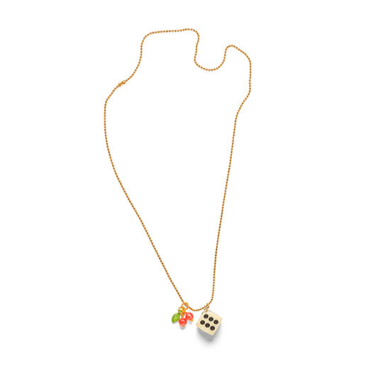 Dice to Know You! Necklace - 20"