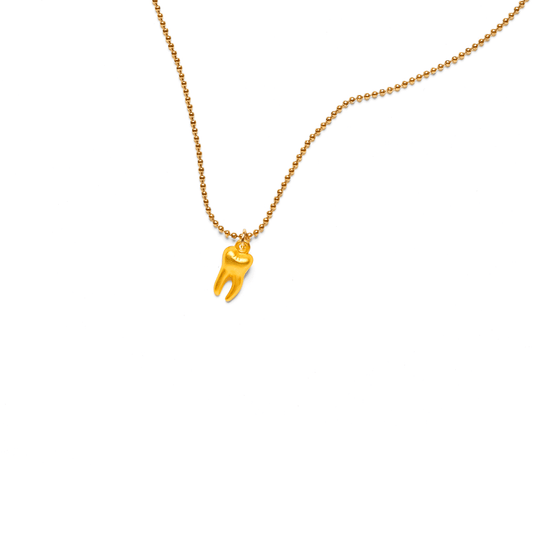 Golden Chomp Necklace