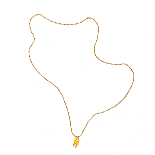 Golden Chomp Necklace