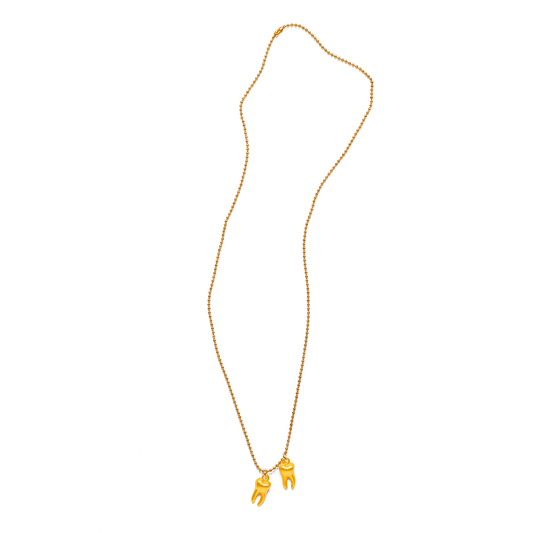 Golden Chompers Necklace