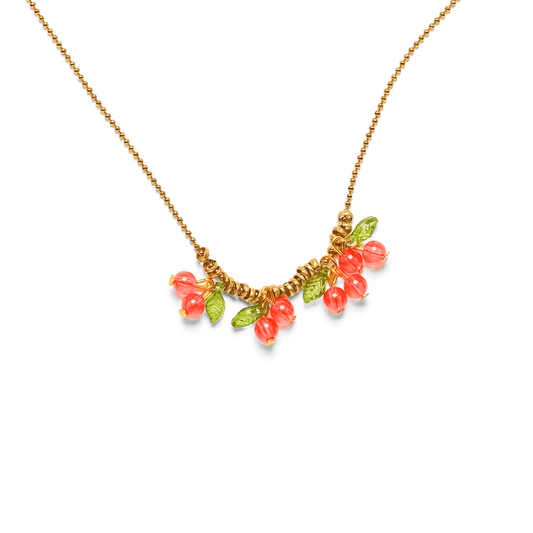 Bunch O' Cherries Necklace - 20"